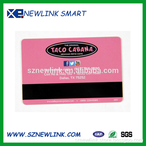 125Khz Low resistance magnetic stripe card